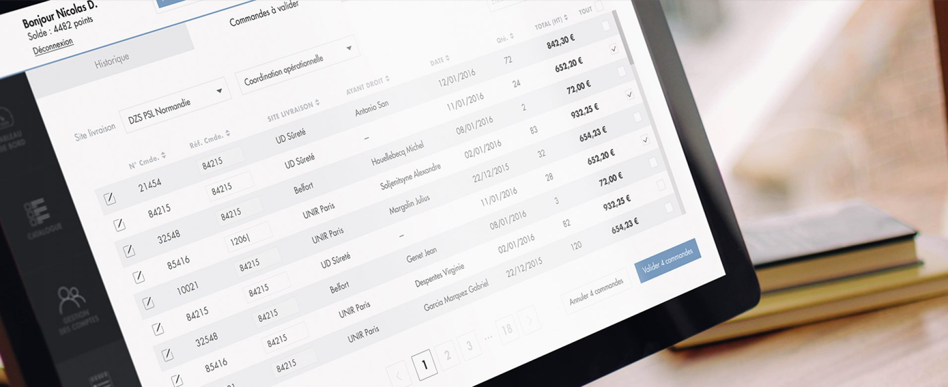 Photo de l'extranet Kupertino Technology